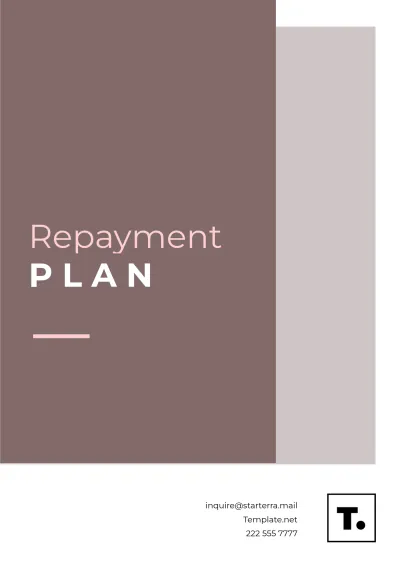 Free Repayment Plan Format Template to Edit Online