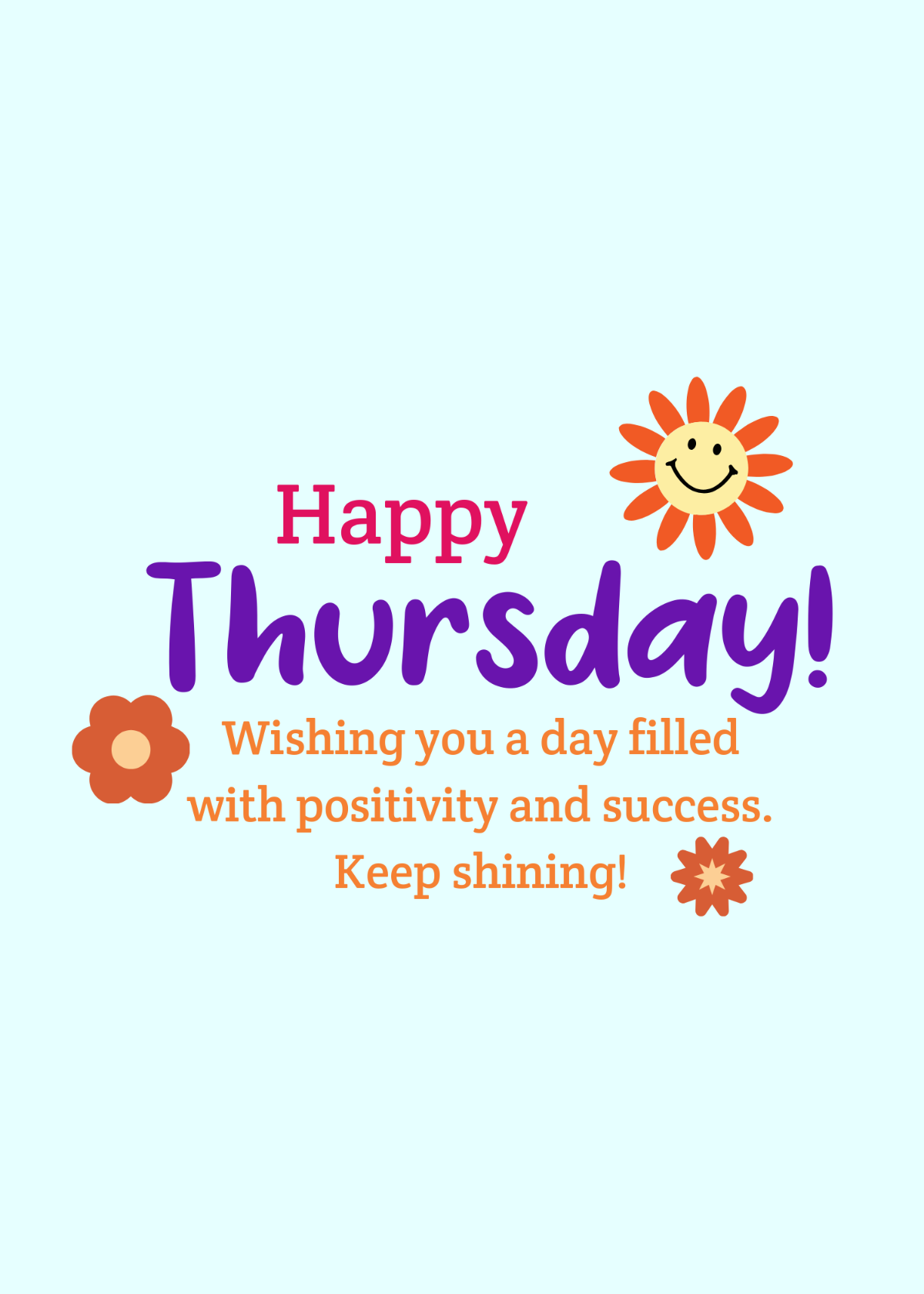 Thursday Greeting Card Template