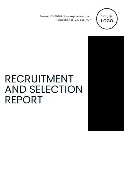Free Recruitment and Selection Report Template to Edit Online