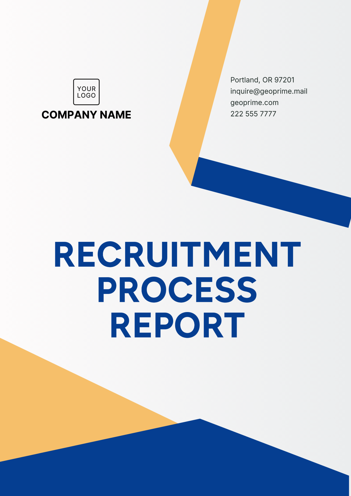 Recruitment Process Report Template - Edit Online & Download