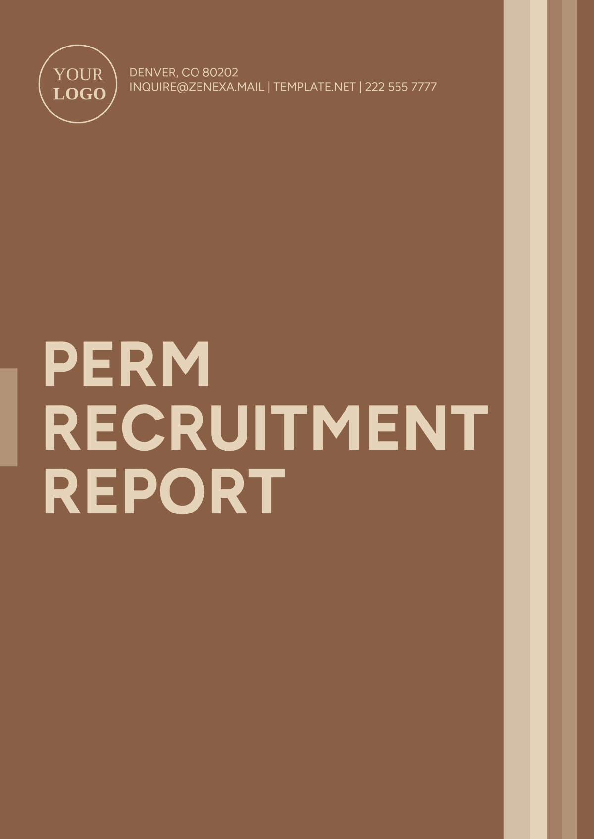 Perm Recruitment Report Template - Edit Online & Download