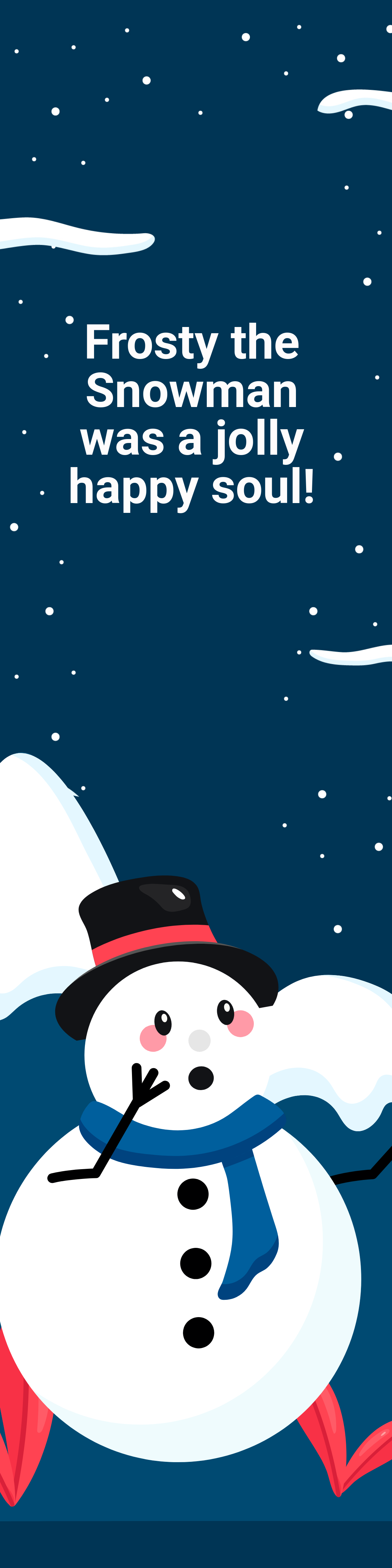 Snowman Bookmark Template - Edit Online & Download