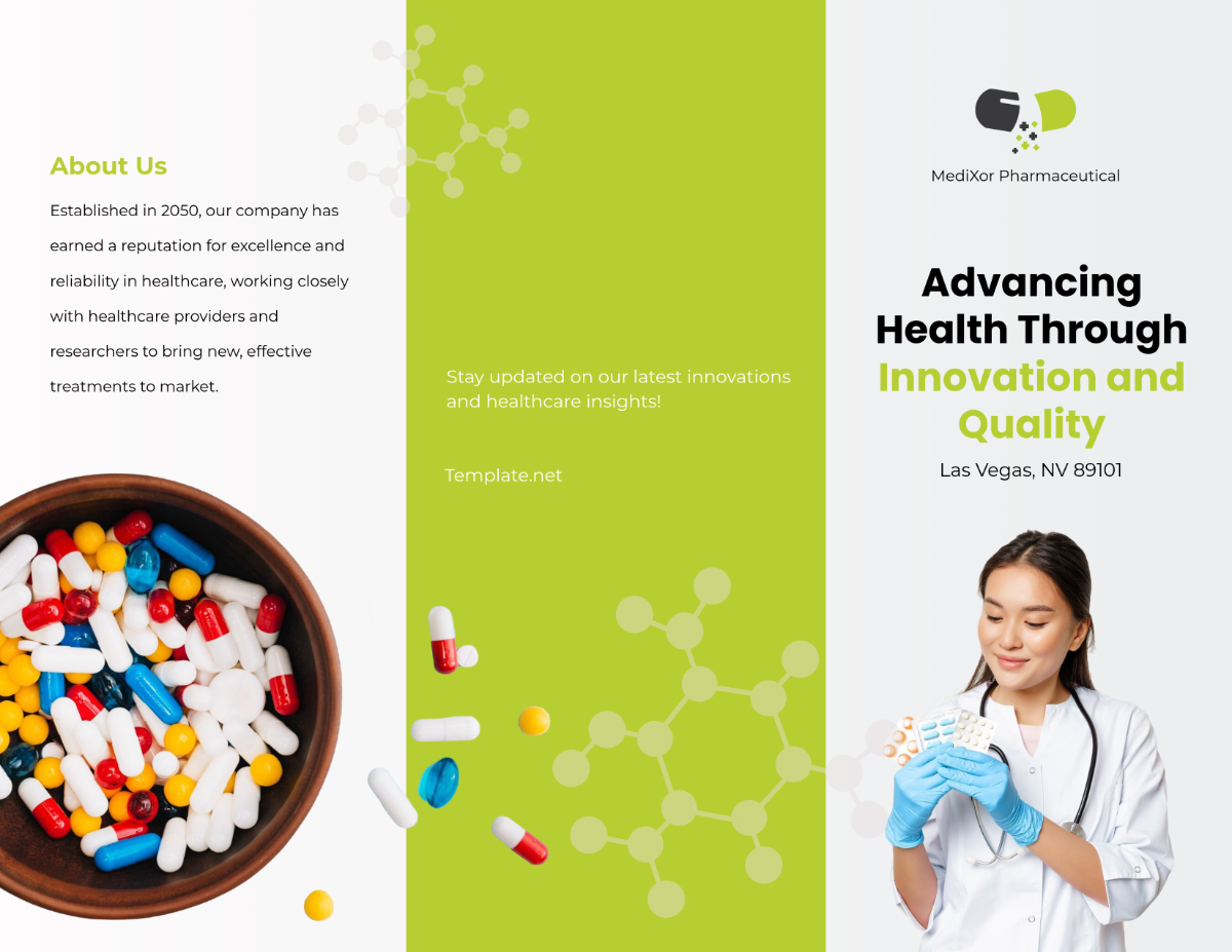 Free Pharmaceutical Brochure Template - Edit Online & Download ...