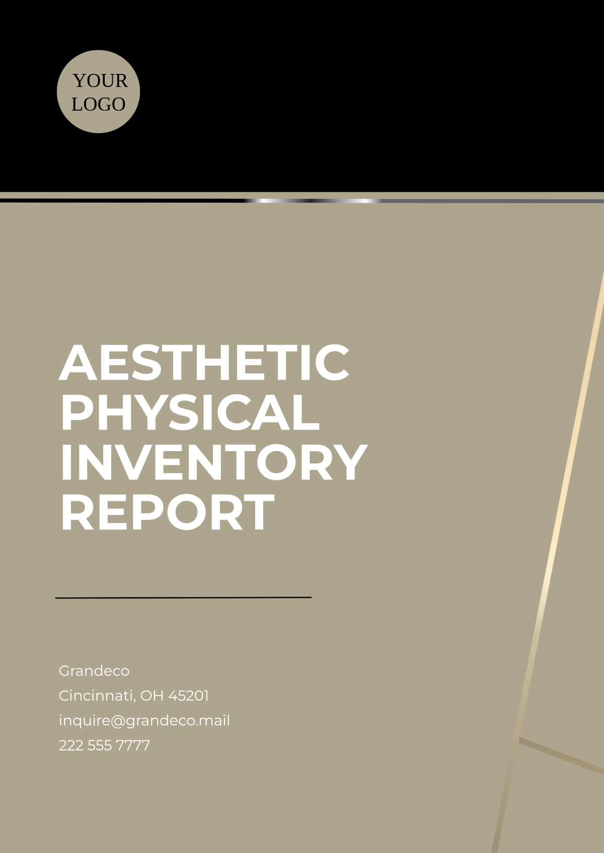 Aesthetic Physical Inventory Report Template - Edit Online & Download