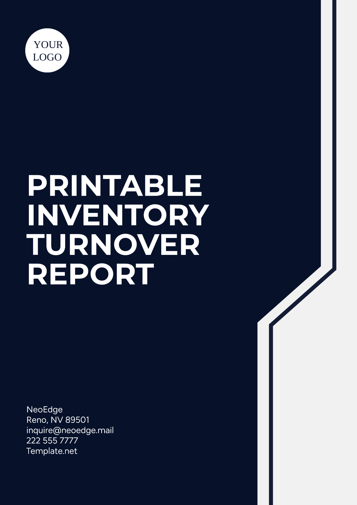 Printable Inventory Turnover Report Template - Edit Online & Download