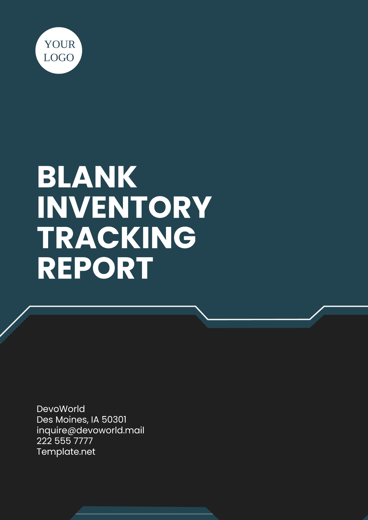 Blank Inventory Tracking Report Template - Edit Online & Download