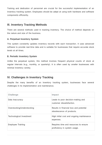 Free Blank Inventory Tracking Report Template to Edit Online
