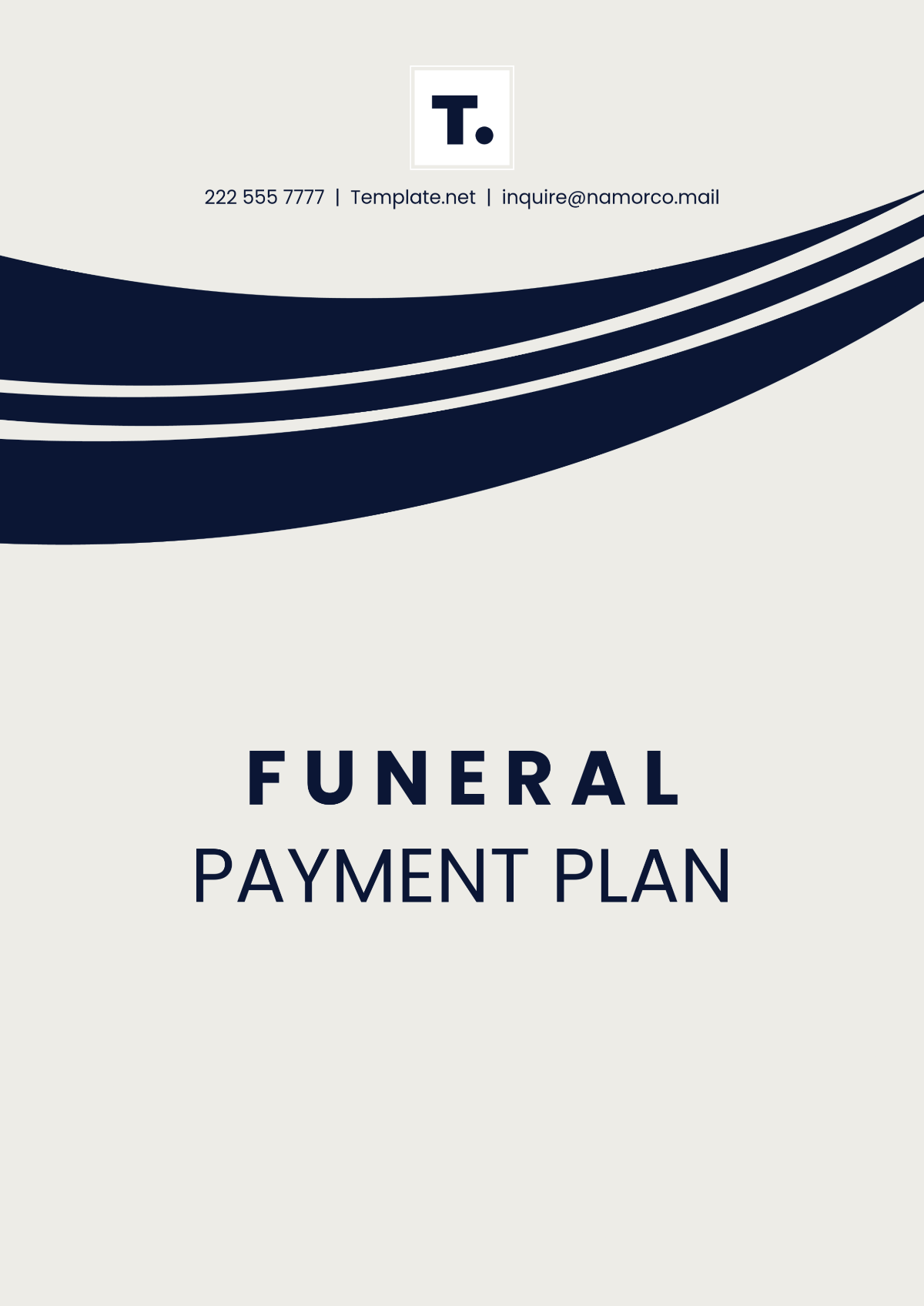 Funeral Payment Plan Template - Edit Online & Download