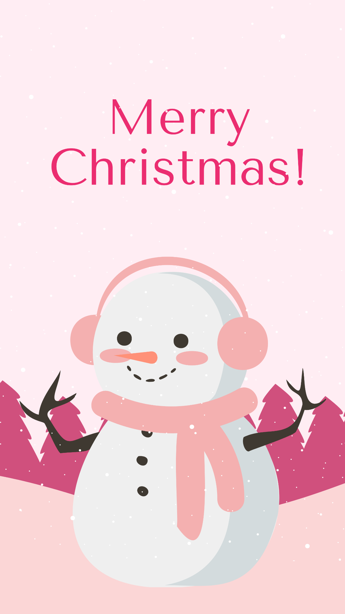 Pink Christmas Wallpaper