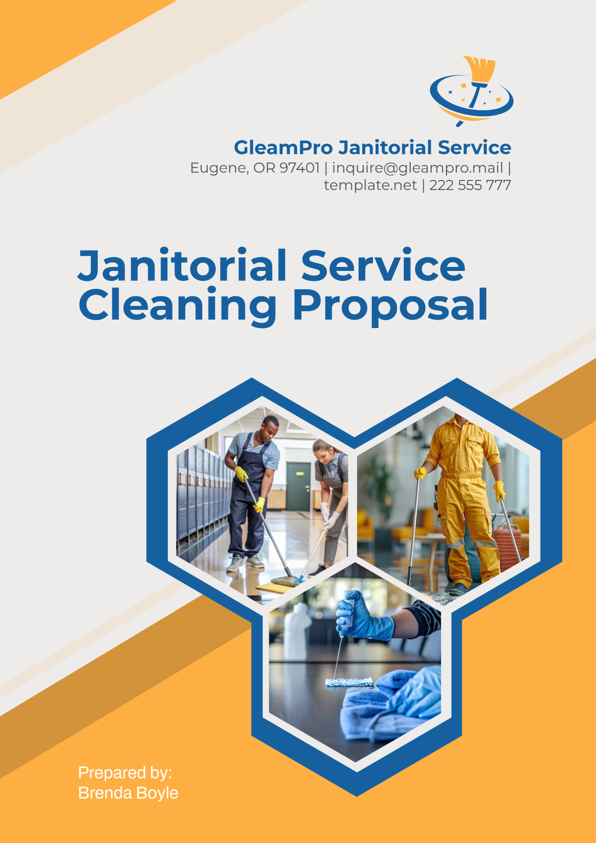 Free Cleaning Proposal Templates Editable And Printable Free Cleaning Proposal Templates Editable And Printable