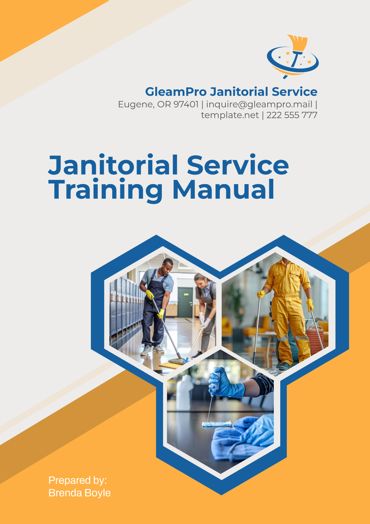 Janitorial Service Training Manual Template - Edit Online & Download