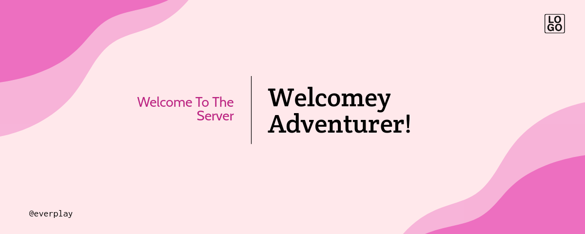Pink Discord Banner Template