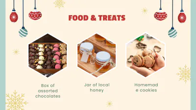 Free Christmas Wish List Presentation Template to Edit Online