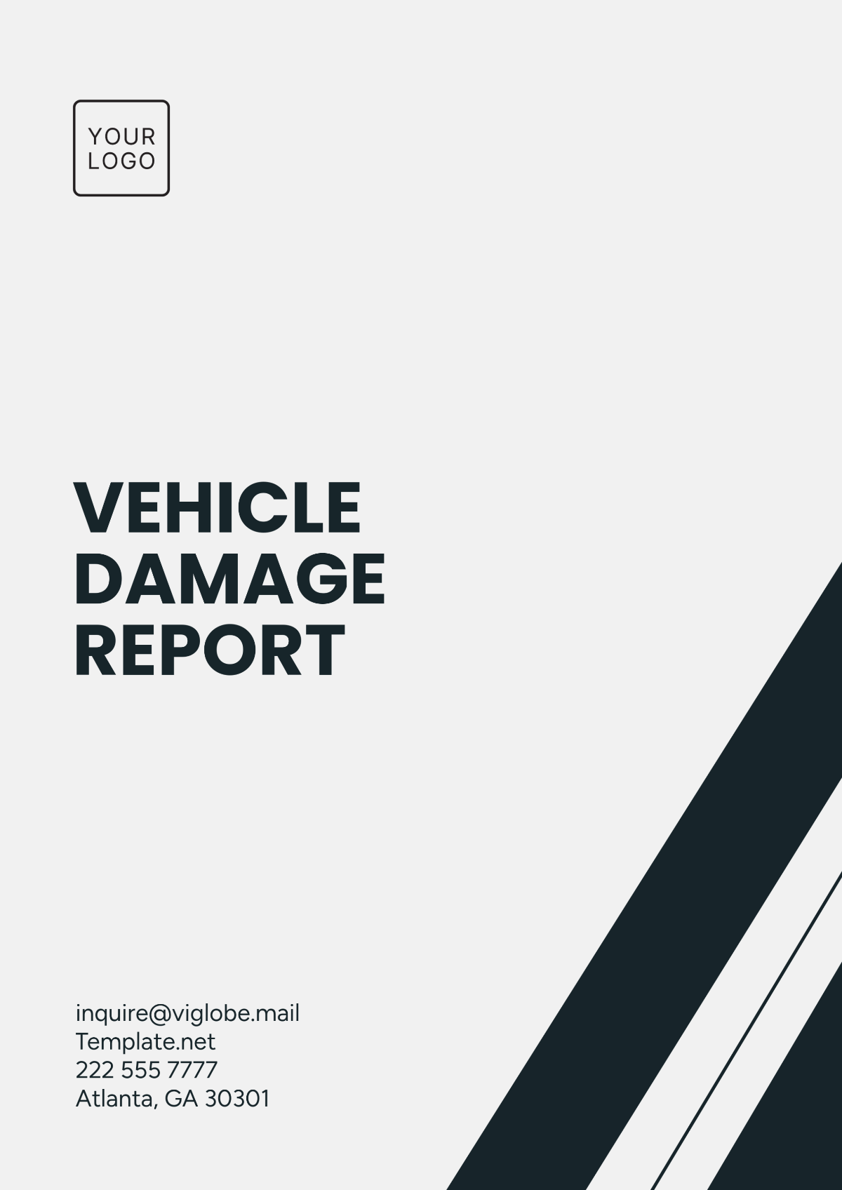 Vehicle Damage Report Template - Edit Online & Download