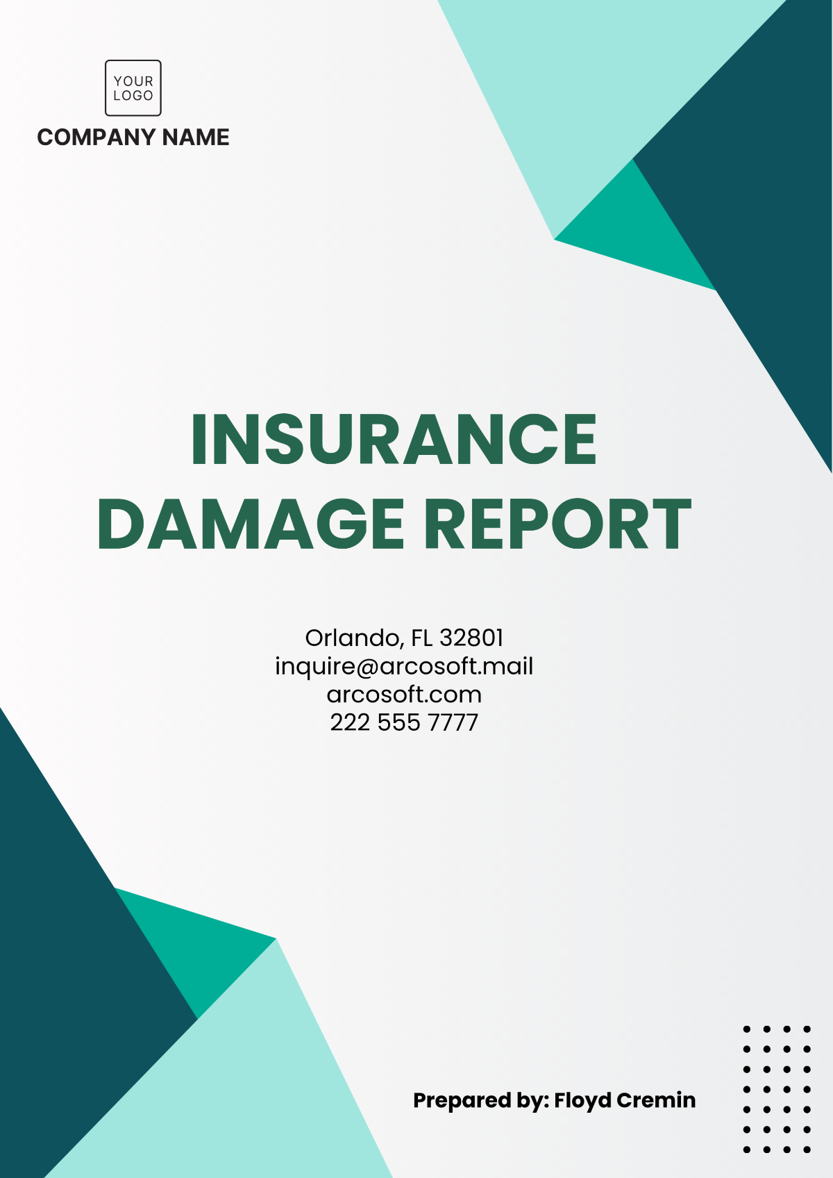 Insurance Damage Report Template - Edit Online & Download