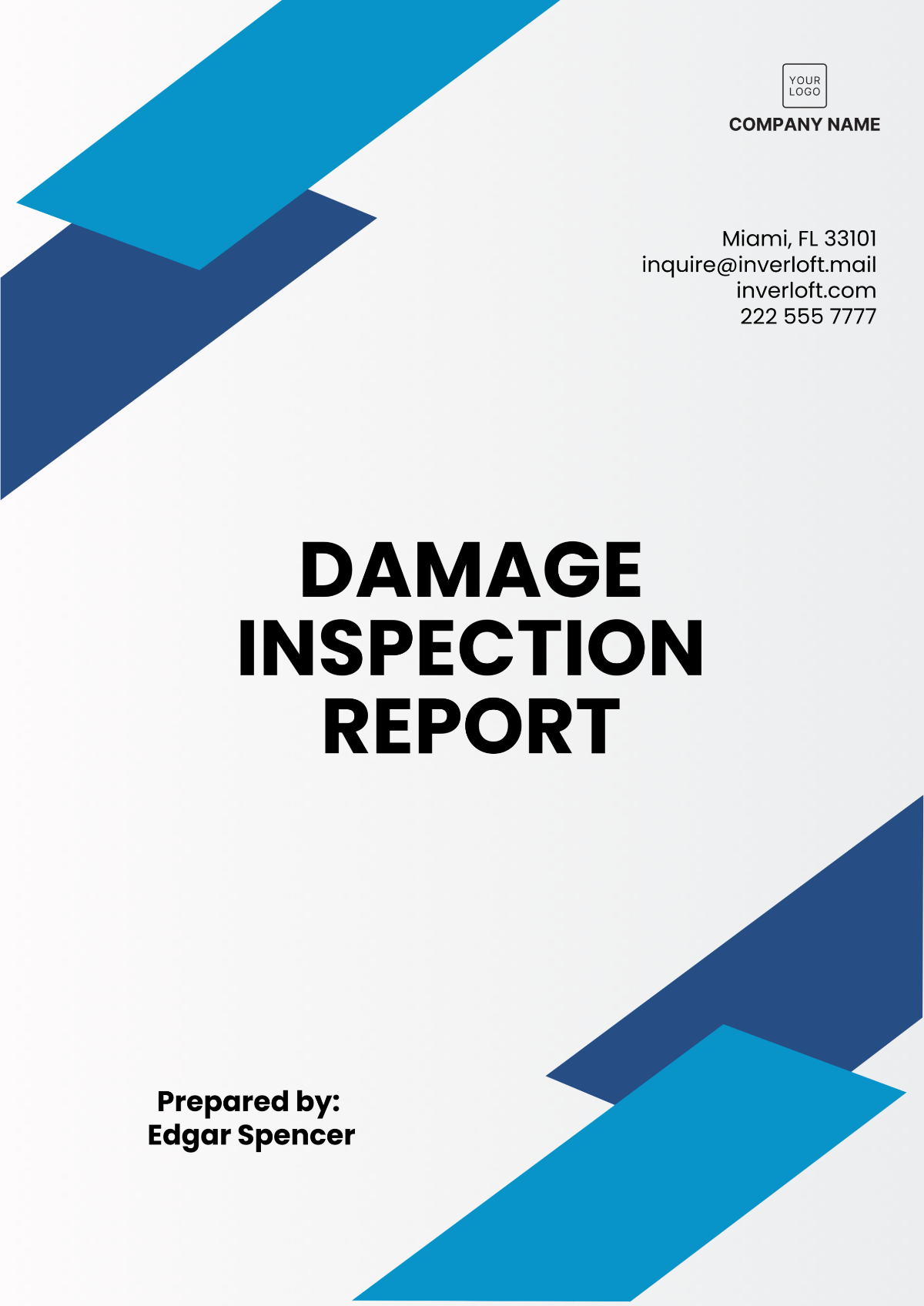 Damage Inspection Report Template - Edit Online & Download