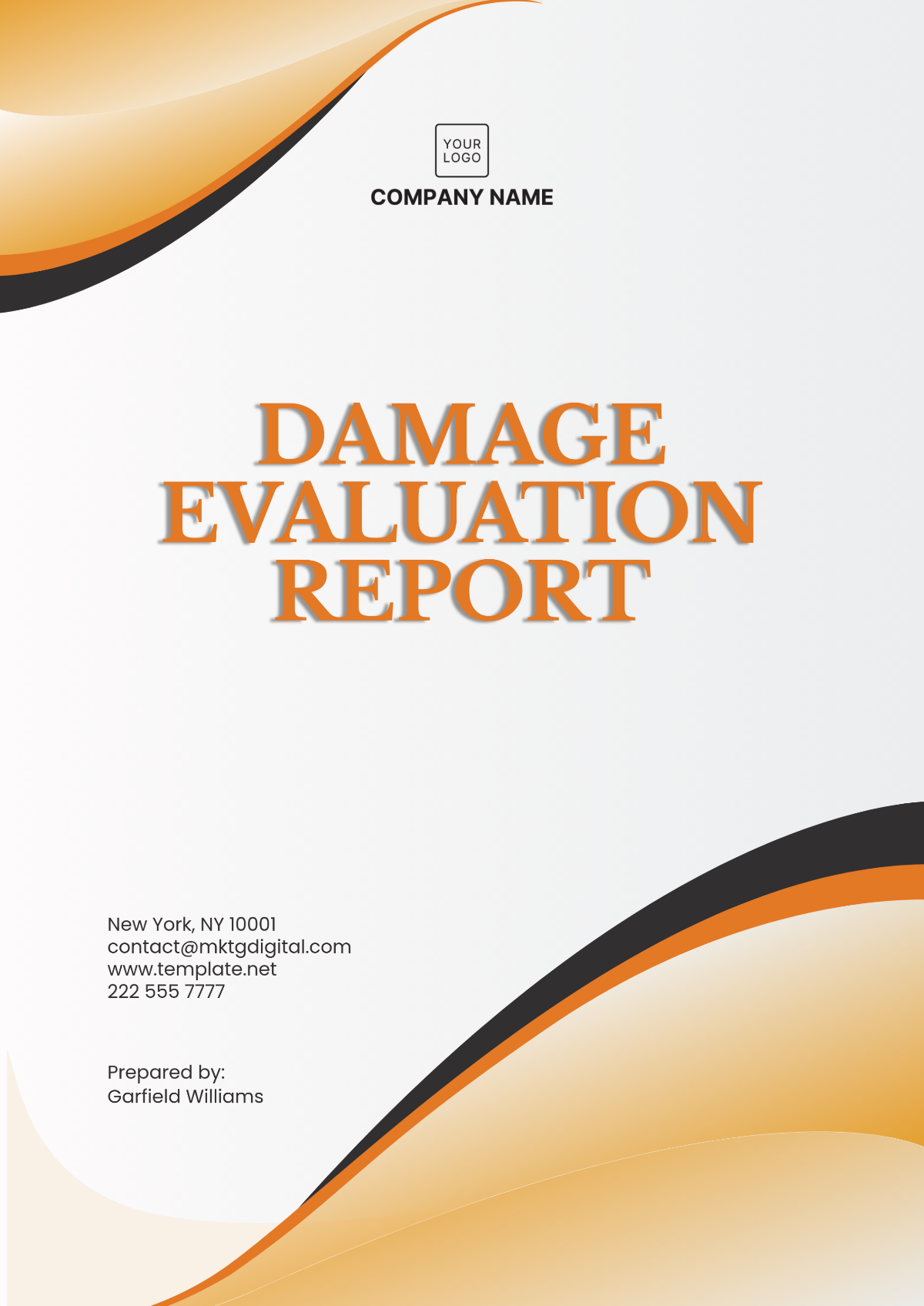 Damage Evaluation Report Template - Edit Online & Download