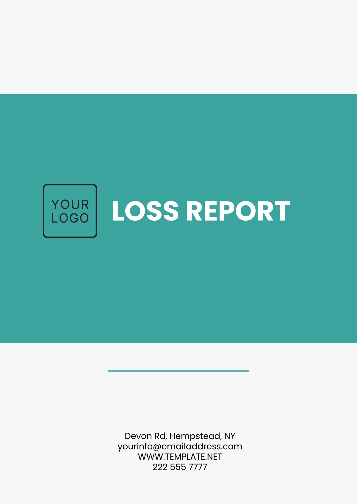 Loss Report Template - Edit Online & Download