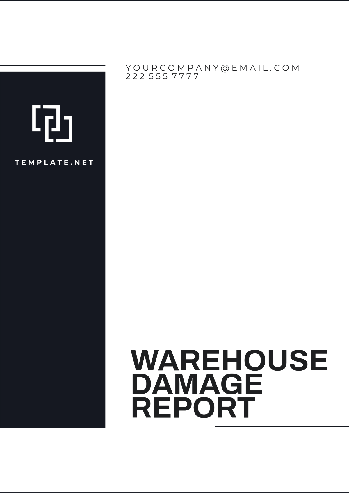 Warehouse Damage Report Template - Edit Online & Download