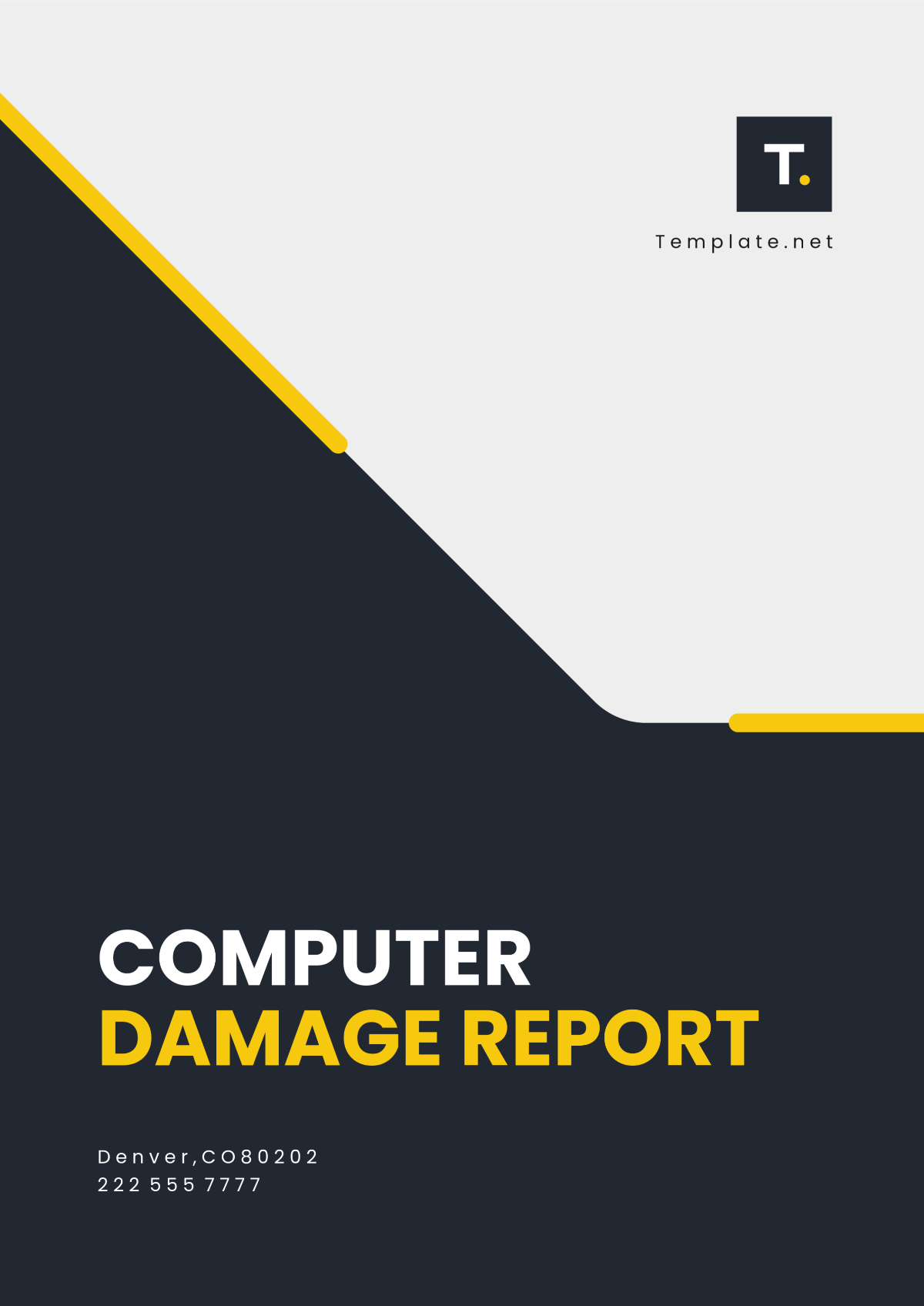 Computer Damage Report Template - Edit Online & Download