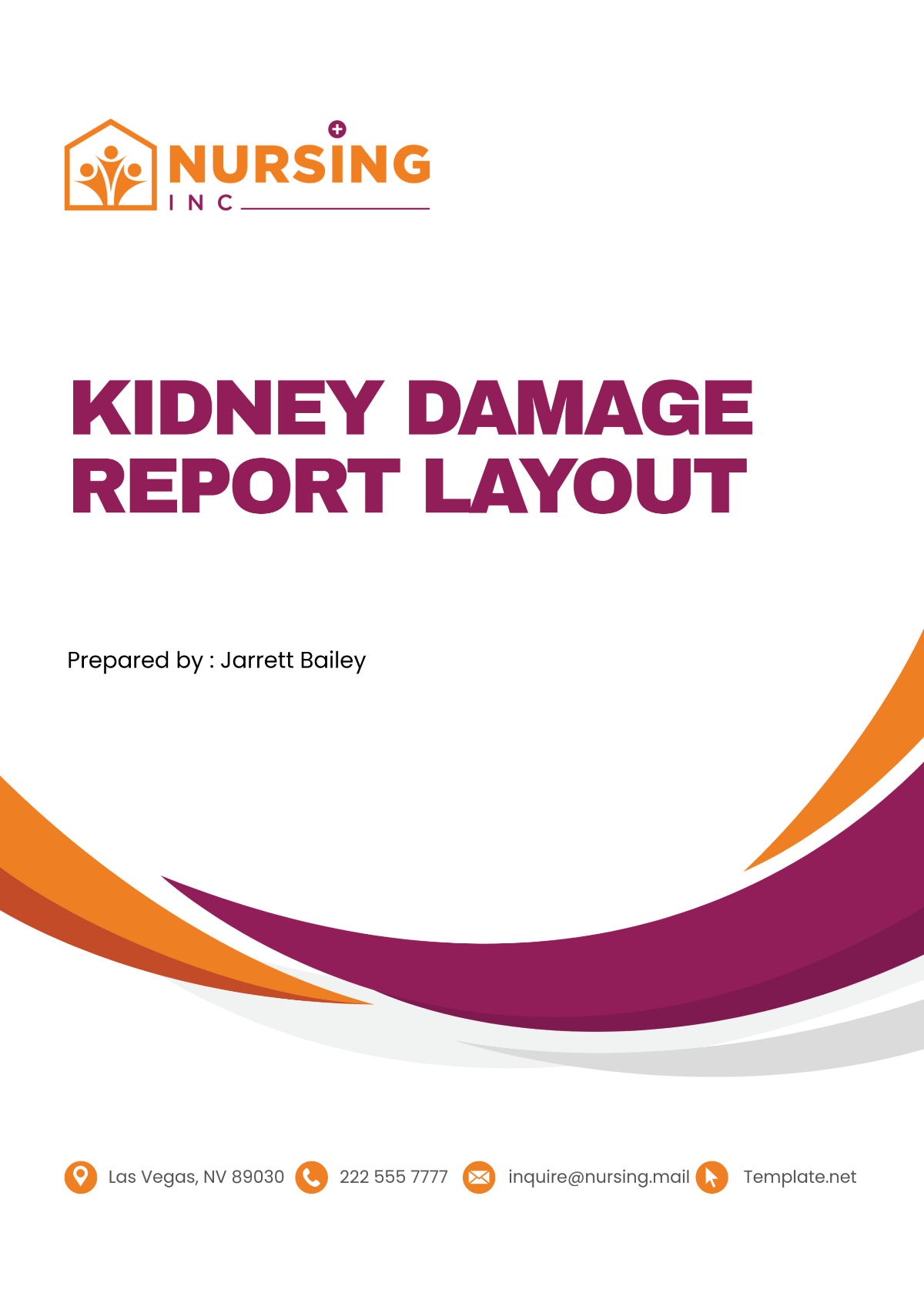 Kidney Damage Report Layout Template - Edit Online & Download