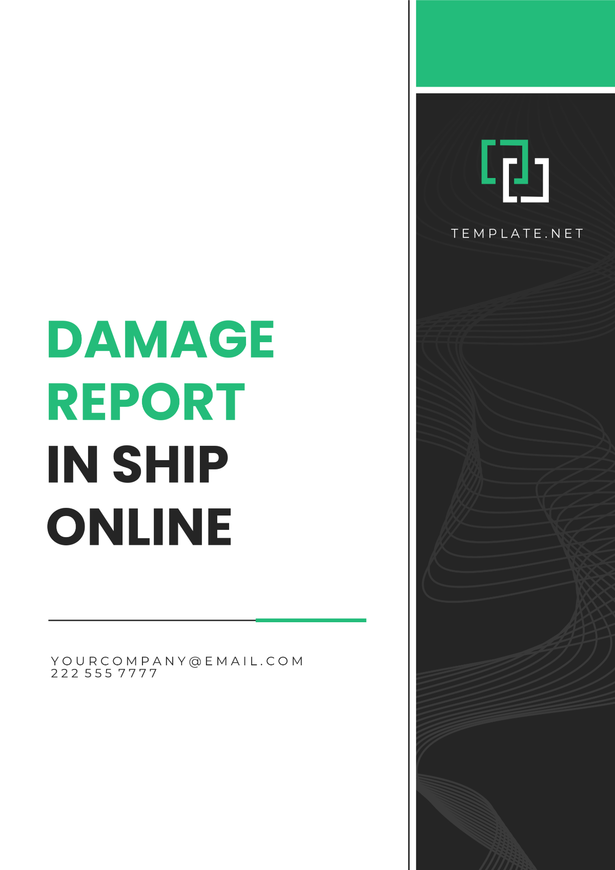 Damage Report in Ship Outline Template - Edit Online & Download