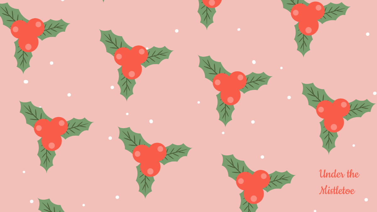 Preppy Christmas iPad Wallpaper