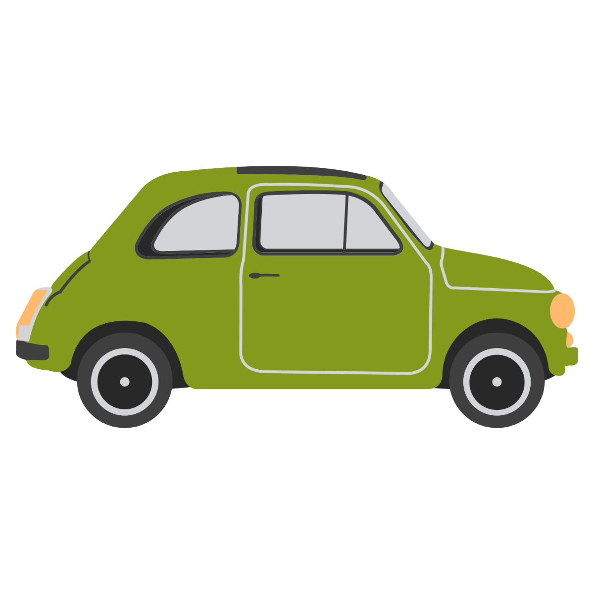 Simple Car Clipart - Edit Online | Template.net