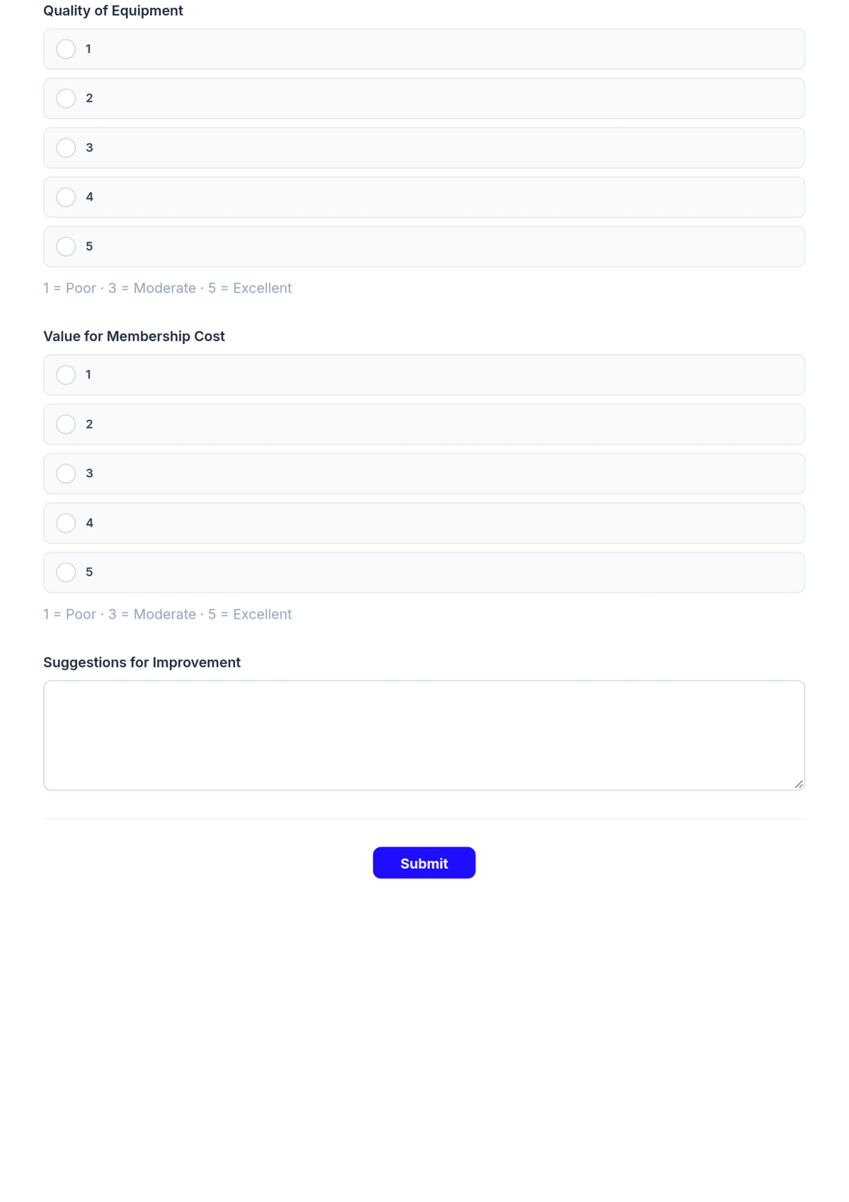 Free Sports Club Performance Evaluation Form Template & AI Maker Free Sports Club Performance Evaluation Form Template & AI Maker
