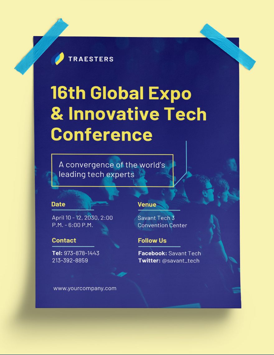 IT Conference Poster Template