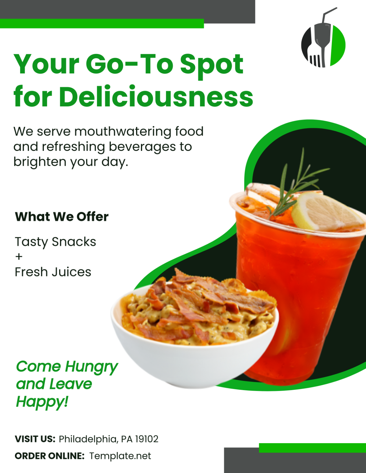 Food and Beverage Flyer