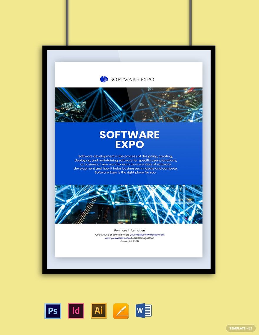 Software Promotion Poster Template