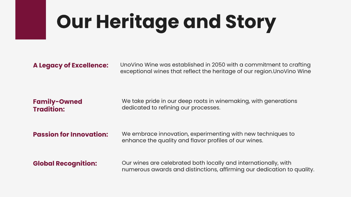 Free Wine Presentation Template to Edit Online