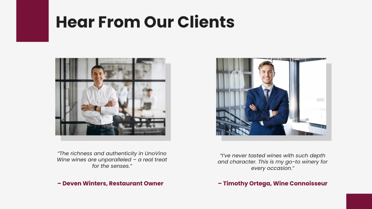 Free Wine Presentation Template to Edit Online