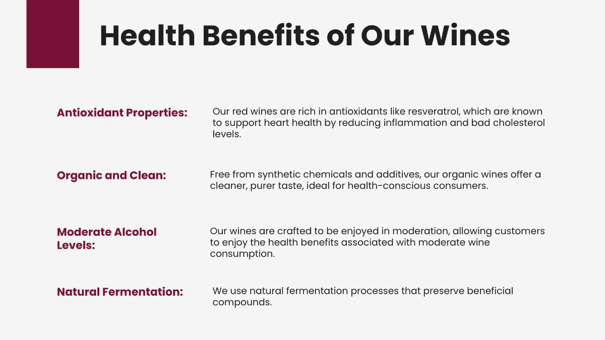 Free Wine Presentation Template to Edit Online