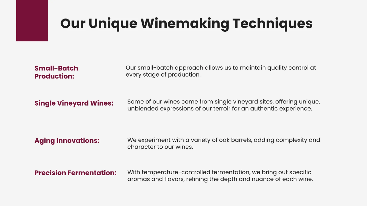 Free Wine Presentation Template to Edit Online