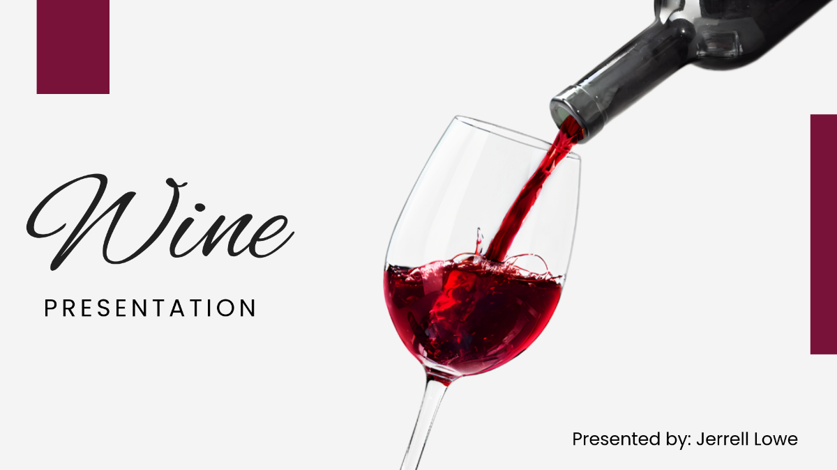 Wine Presentation Template - Edit Online & Download