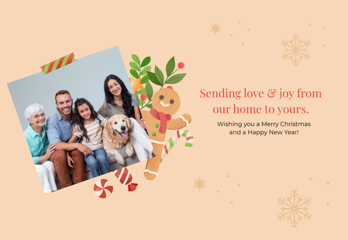 Christmas Card with Photo