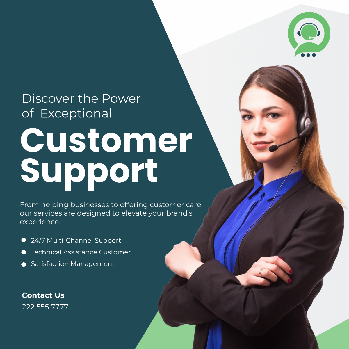 Customer Service Social Media Post Template - Edit Online & Download