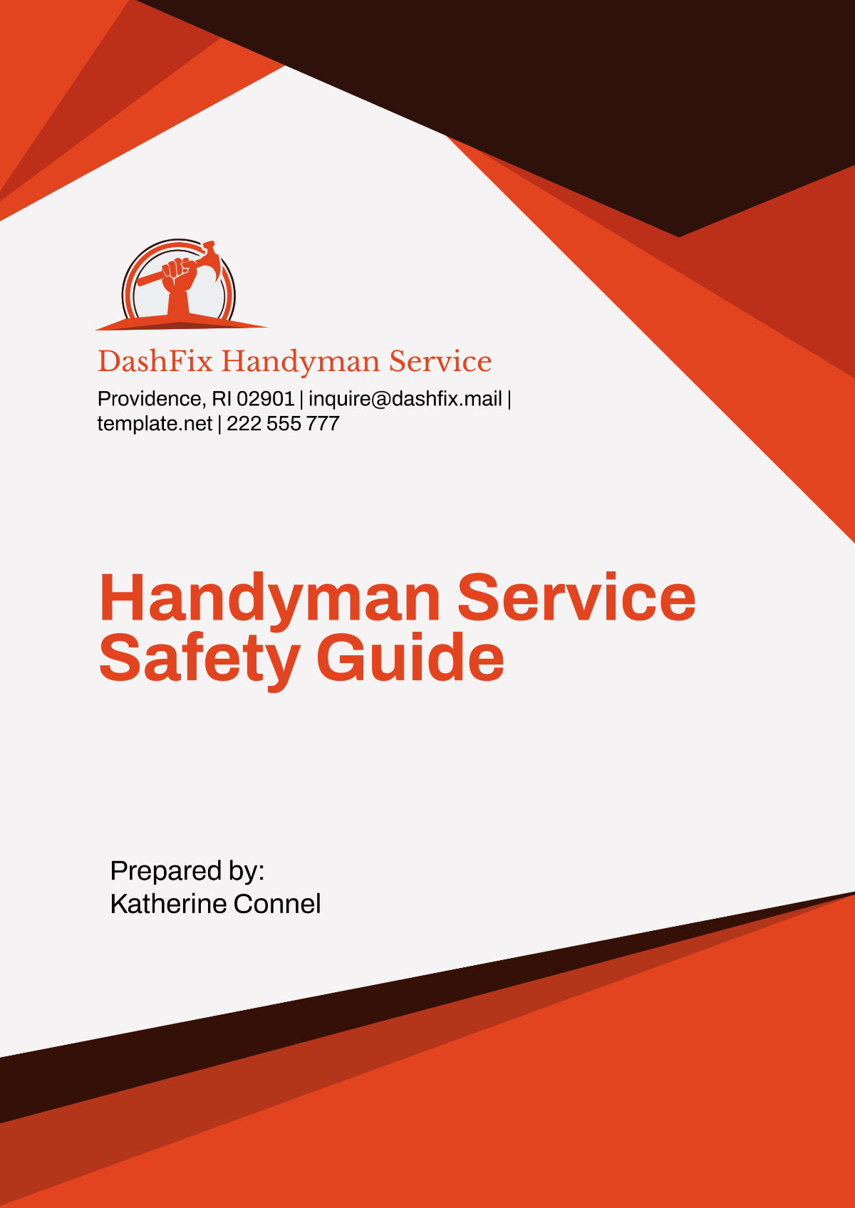 Handyman Service Safety Guide Template - Edit Online & Download