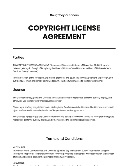 assignment of copyright agreement