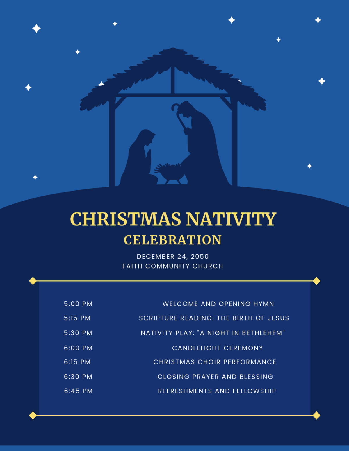 Christmas Nativity Program