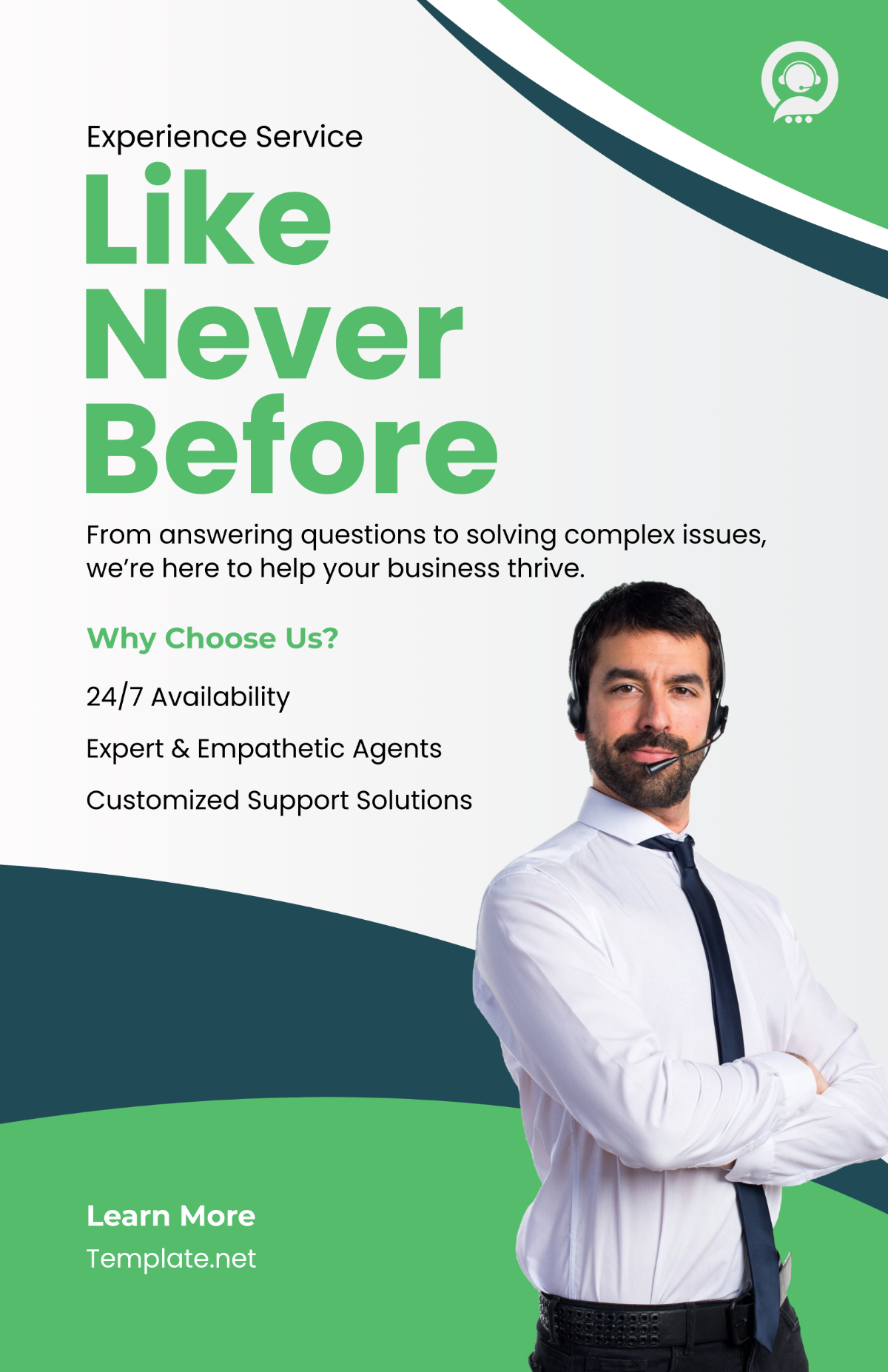 Customer Service Poster Template - Edit Online & Download