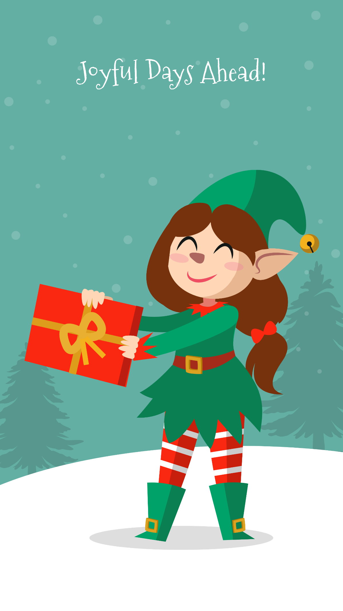 Christmas Elf Wallpaper