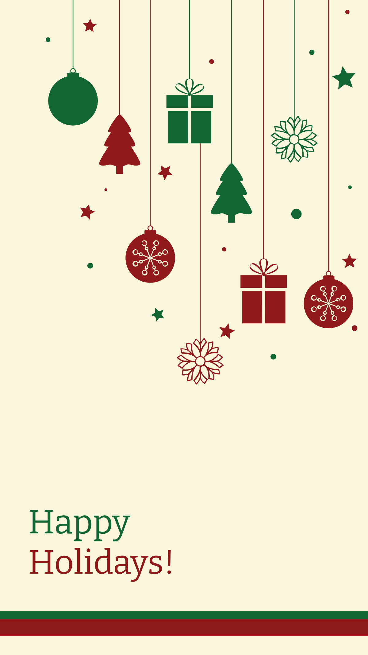 Free Modern Christmas Wallpaper Template - Edit Online & Download ...