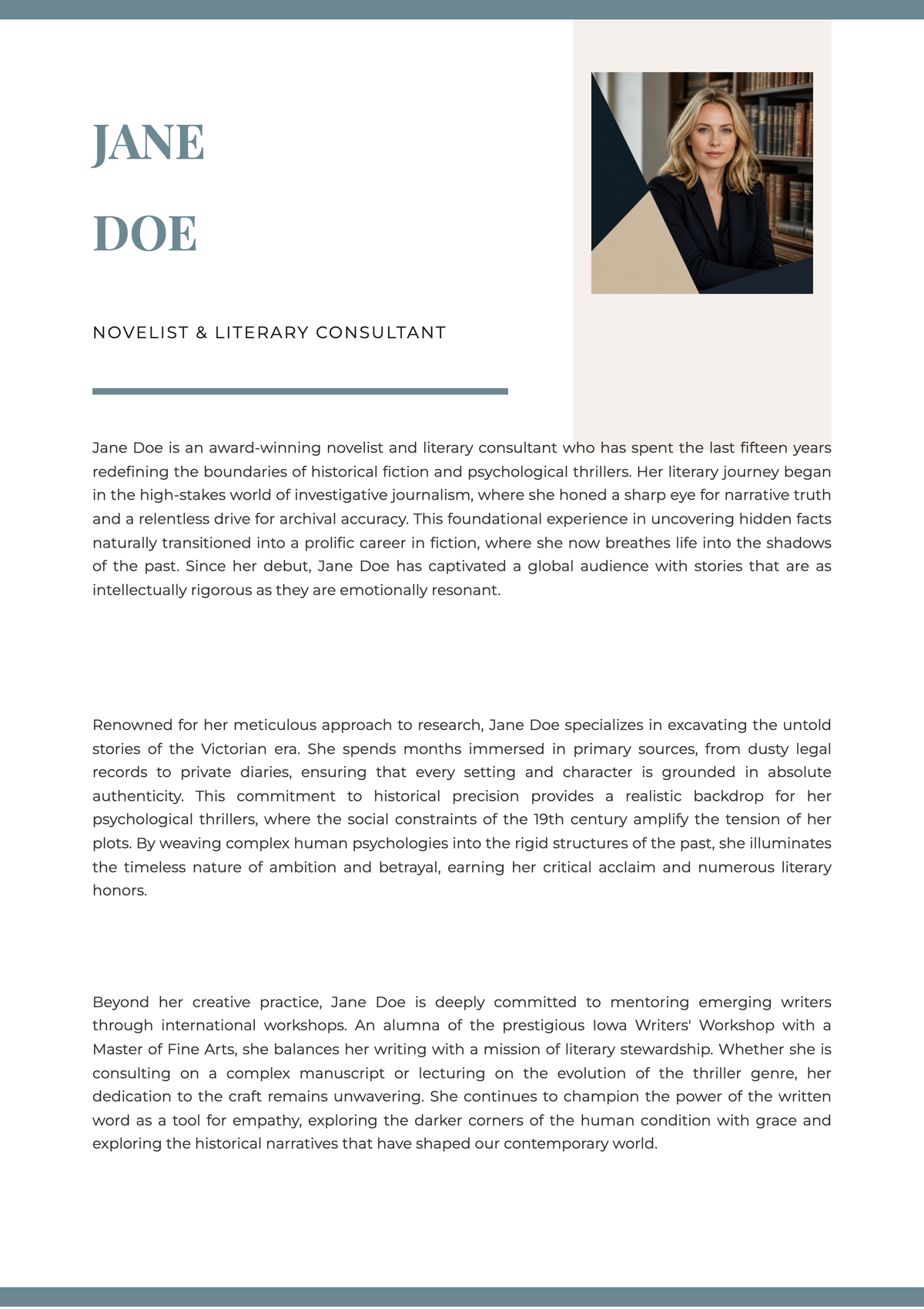 Elegant Bio Template - Download