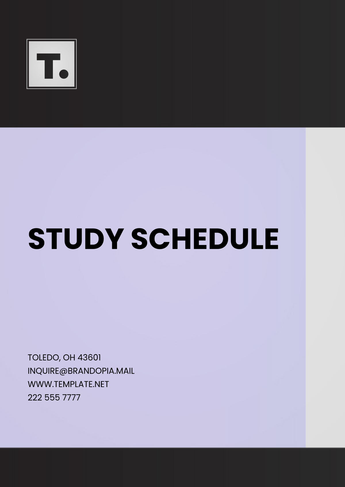 Sample Study Schedule Template - Edit Online & Download