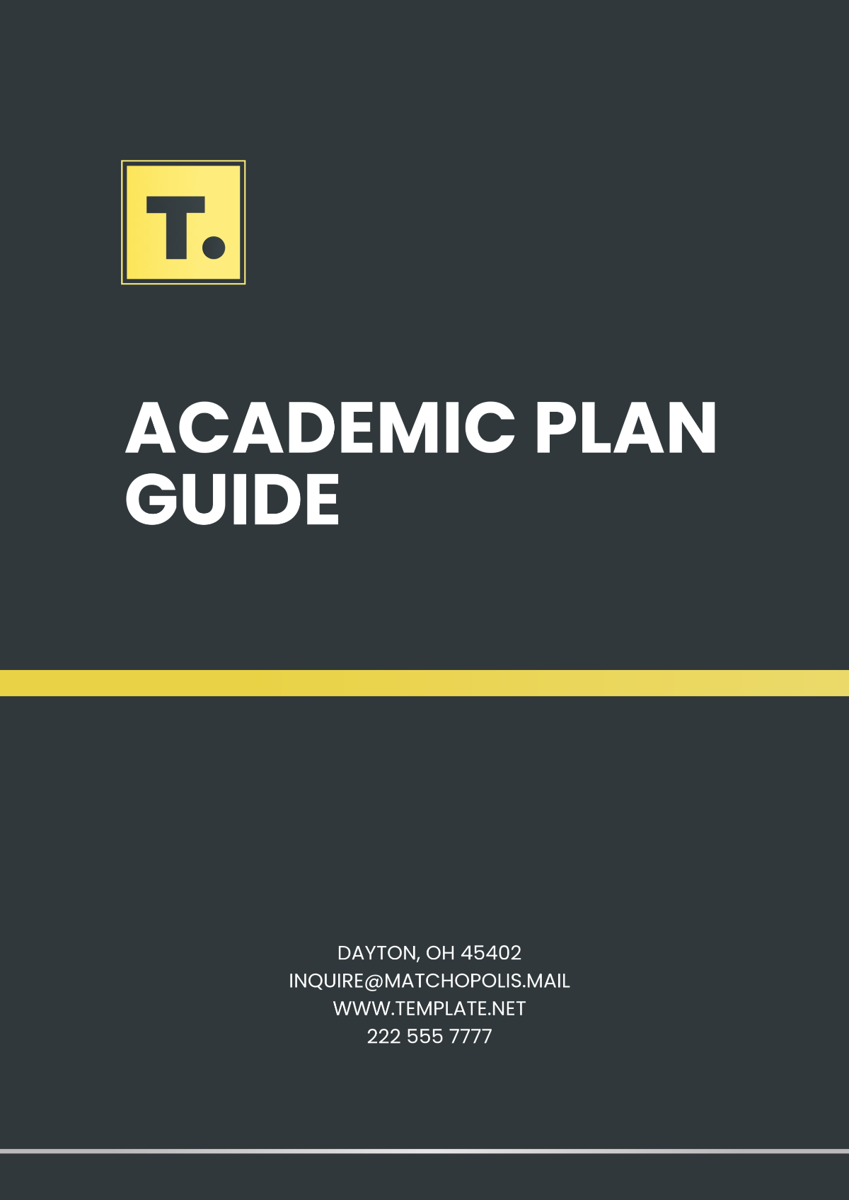 Academic Plan Guide Template - Edit Online & Download