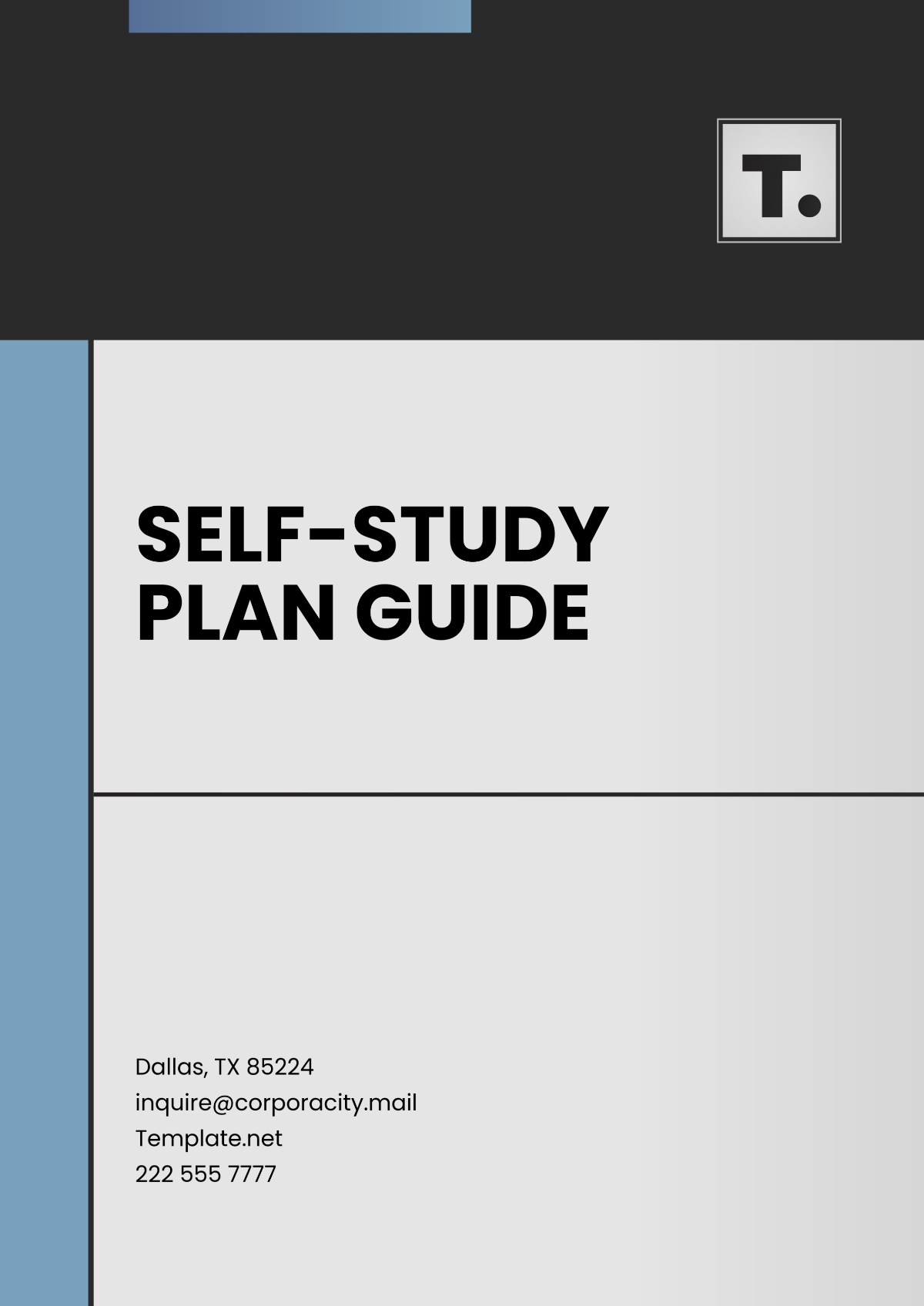 Self-Study Plan Guide Format Template - Edit Online & Download