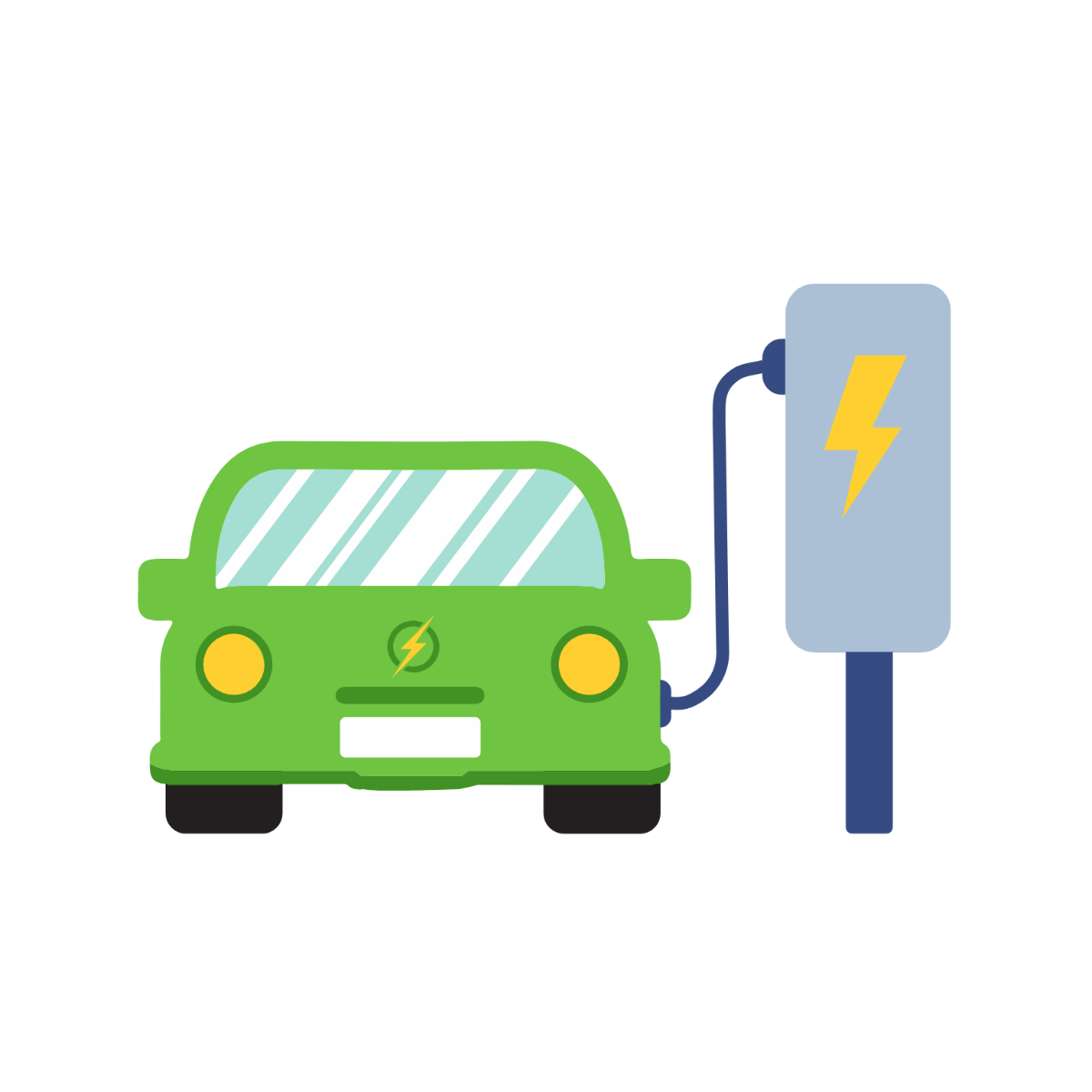 Electric Car Clipart